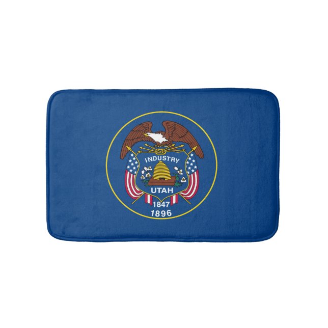 Tapis De Bain Conception de l'indicateur d'état Utah (Devant)