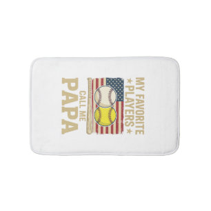 Tapis De Bain Conception de maillot de joueurs de baseball de so