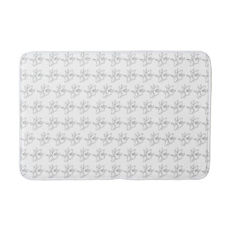 Tapis De Bain Conception de motif de plante de fleur d'orchidée