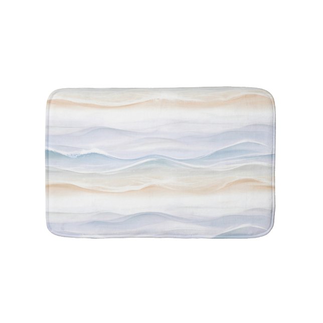 Tapis De Bain Conception de plage de vague océanique 365 (Devant)