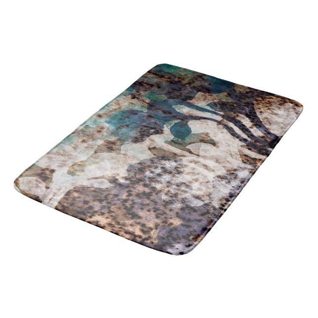 Tapis De Bain Conception de silhouette en coton (Angle)