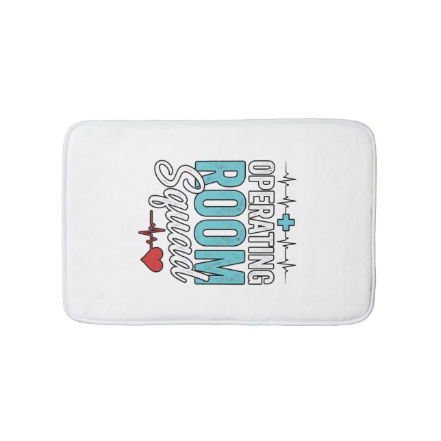 Tapis De Bain Conception de T-shirt pour infirmière chirurgicale (Devant)