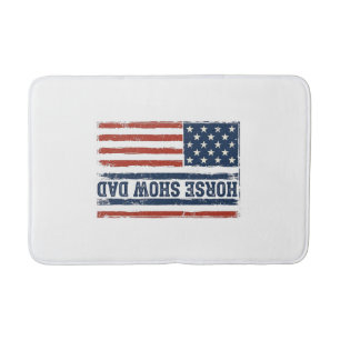 Tapis De Bain Conception de T-shirt vintage avec drapeau américa