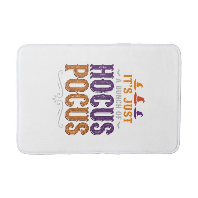 Tapis De Bain Conception de typographie Halloween Hocus Pocus vi (Devant)