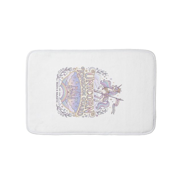 Tapis De Bain Conception de vecteur de cadeau de licorne Wanderl (Devant)