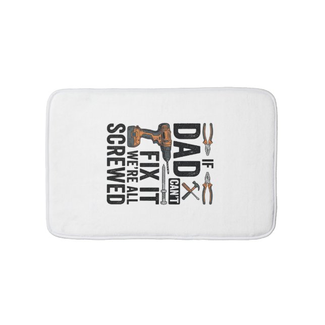 Tapis De Bain Conception de vecteur de citation d'outil vissé de (Devant)