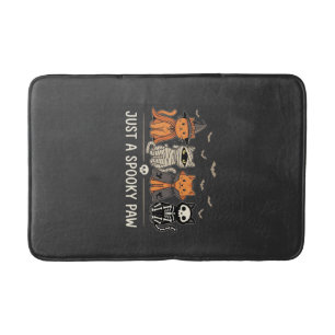 Tapis De Bain Conception de vecteur de costume de chat Halloween