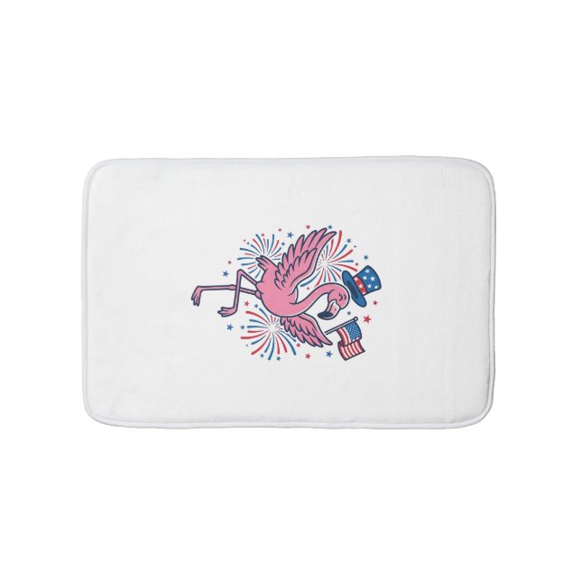 Tapis De Bain Conception de vecteur de feux d'artifice de flaman (Devant)