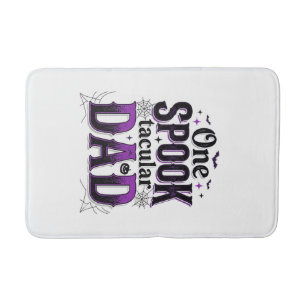 Tapis De Bain Conception de vecteur vintage Halloween de papa Sp