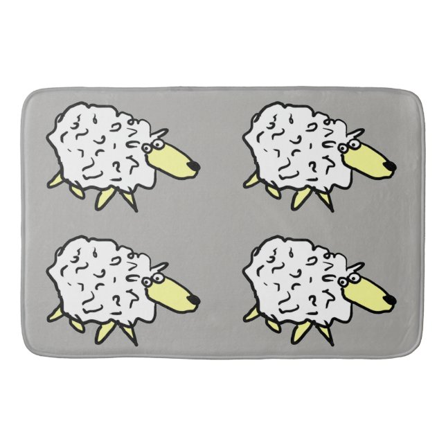 Tapis De Bain Conception des moutons (Devant)
