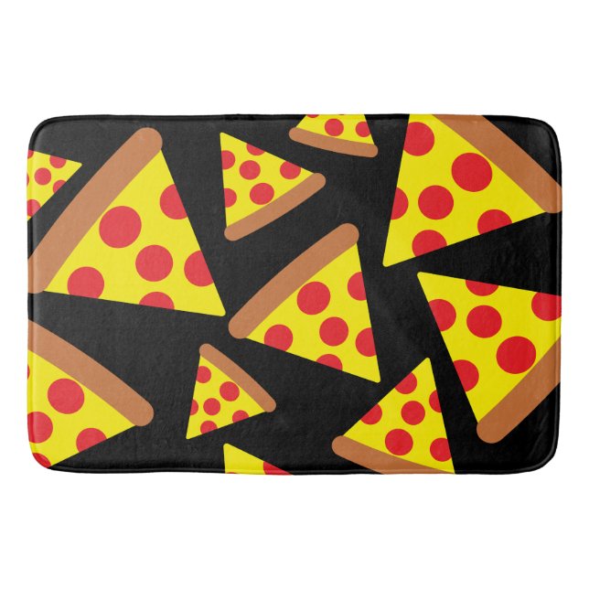 Tapis De Bain Conception des tranches de pizza (Devant)