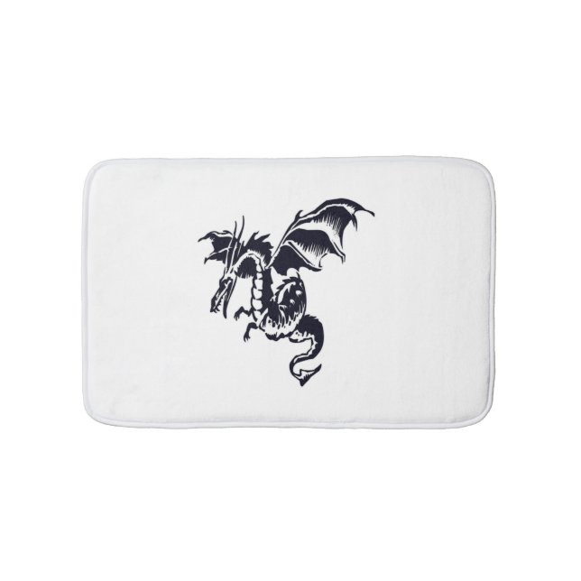 Tapis De Bain Conception Dragon Volant (Devant)