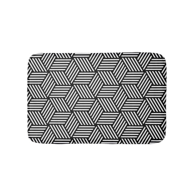 Tapis De Bain Conception géométrique d'art de motif (Devant)