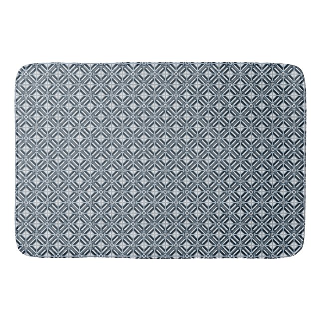 Tapis De Bain Conception géométrique lumineuse (Devant)