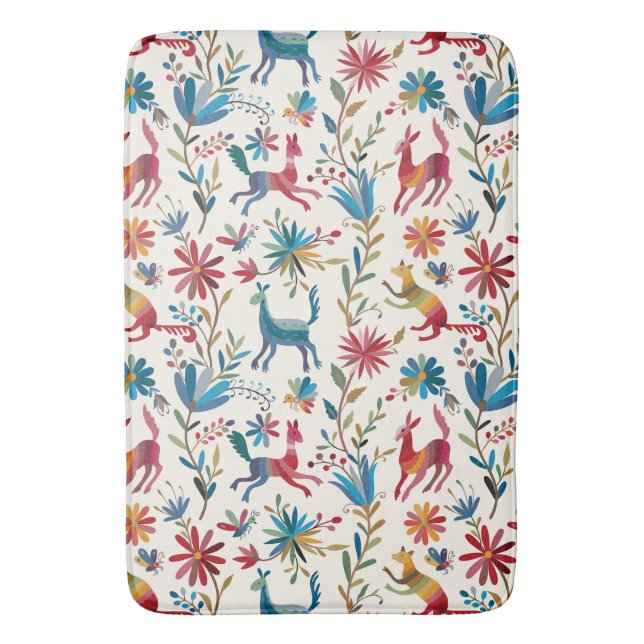 Tapis De Bain Conception inspirée d'Otomi (devant Vertical)
