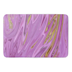 Tapis De Bain Conception liquide violette