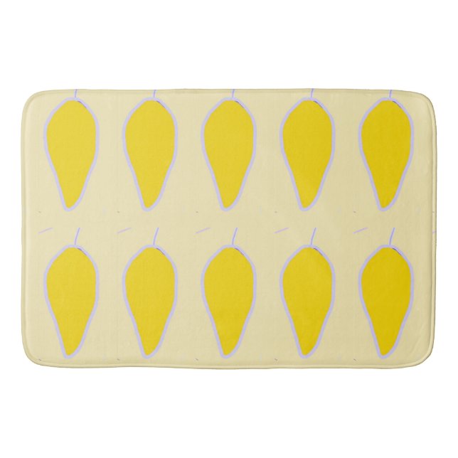 Tapis De Bain Conception moderne à base de plantes Mat de bain (Devant)