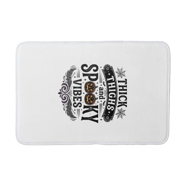 Tapis De Bain Conceptions de chemise Halloween Thick Thighs Spoo (Devant)