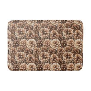Tapis De Bain Cônes de pin marron Shower de mariage dans la natu