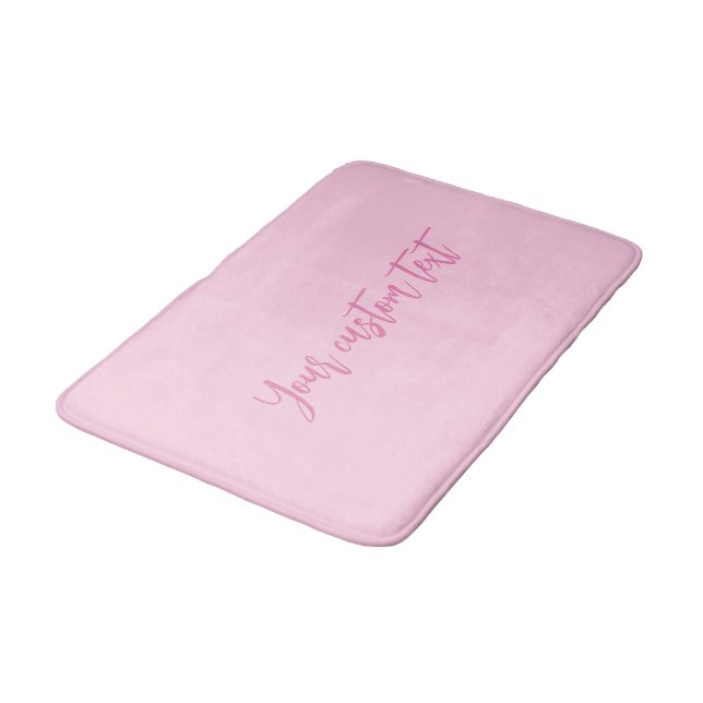 Tapis De Bain Conscience du cancer du sein mois script personnal (Angle)