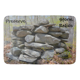 Tapis De Bain Conserver les reliques en pierre Bathmat