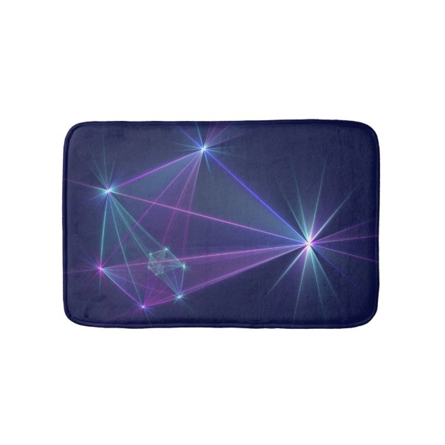 Tapis De Bain Constellation, Art Fractal Abstrait Fantastique (Devant)