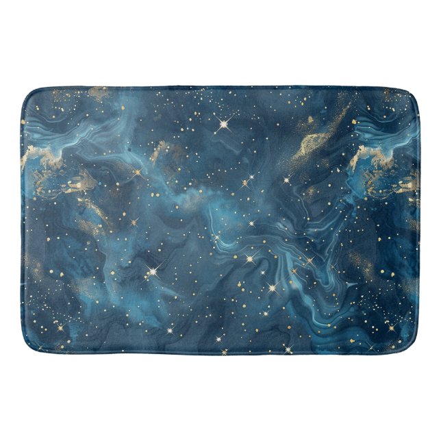 Tapis De Bain Constellation céleste - Nuit étoilée (8) (Devant)