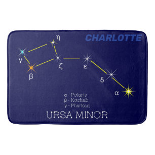 Tapis De Bain Constellation de l'hémisphère Nord Ursa mineure