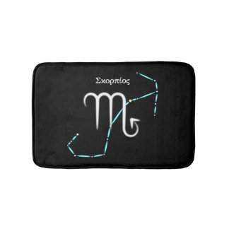 Tapis de bain constellation du zodiaque Scorpion