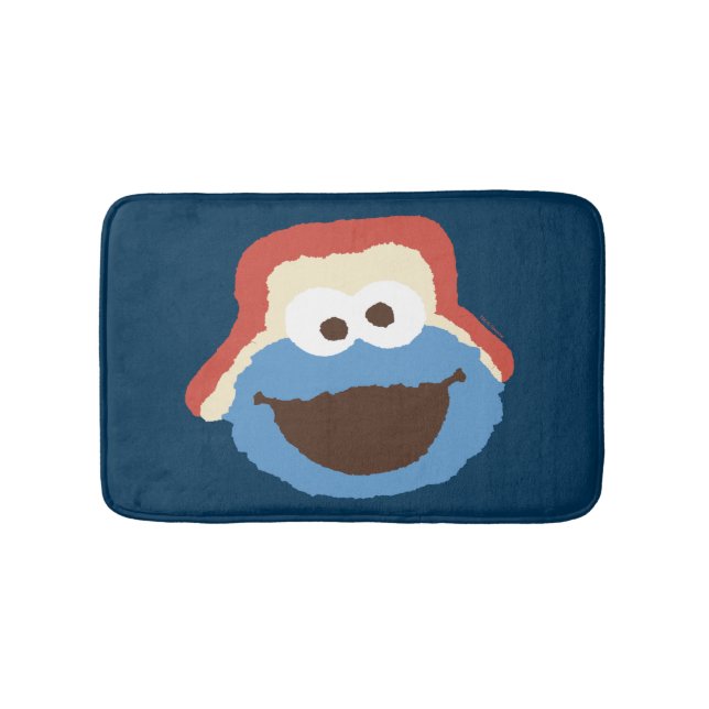 Tapis De Bain Cookie Monster Woodland Face (Devant)