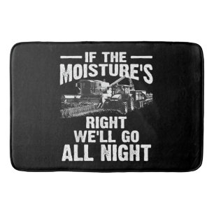 Tapis De Bain Cool si l'humidité juste fermier cadeau Funny Far