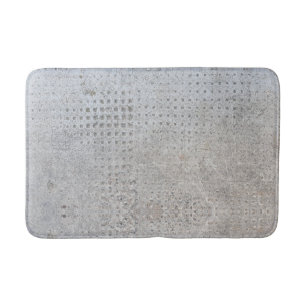Tapis De Bain Cool Simple & Quirky Funny Réaliste Gris Concret