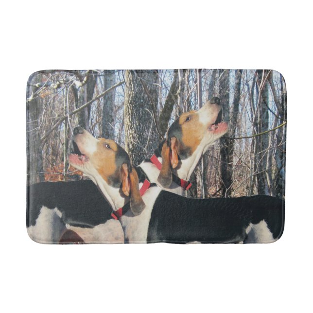 Tapis De Bain Coonhounds de marcheur de Treeing hurlant la (Devant)