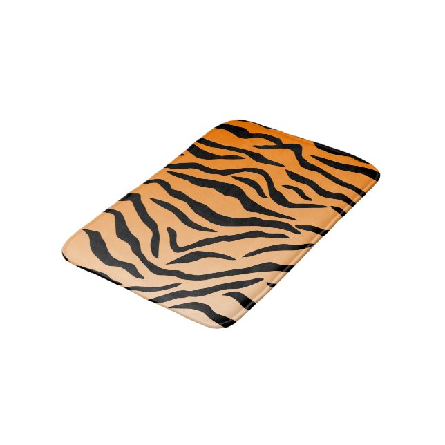 Tapis De Bain Copie de tigre de Faux (Angle)