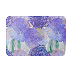 Tapis De Bain Coques Abstraites et dollars de sable