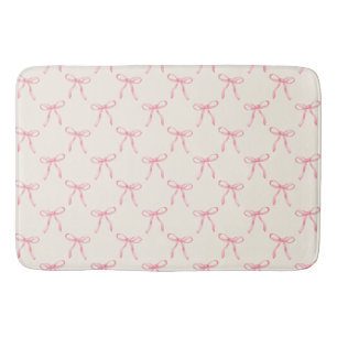 Tapis De Bain Coquette Rose Bow