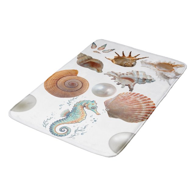Tapis De Bain Coquillage (Angle)
