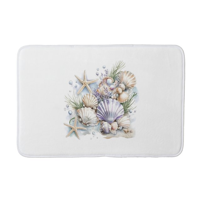 Tapis De Bain Coquillages  (Devant)