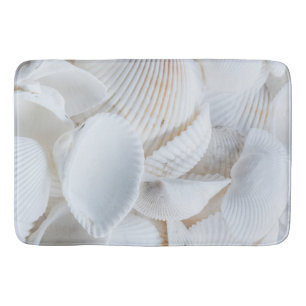 Tapis De Bain Coquillages Blancs Propres Beauté Dans La Nature