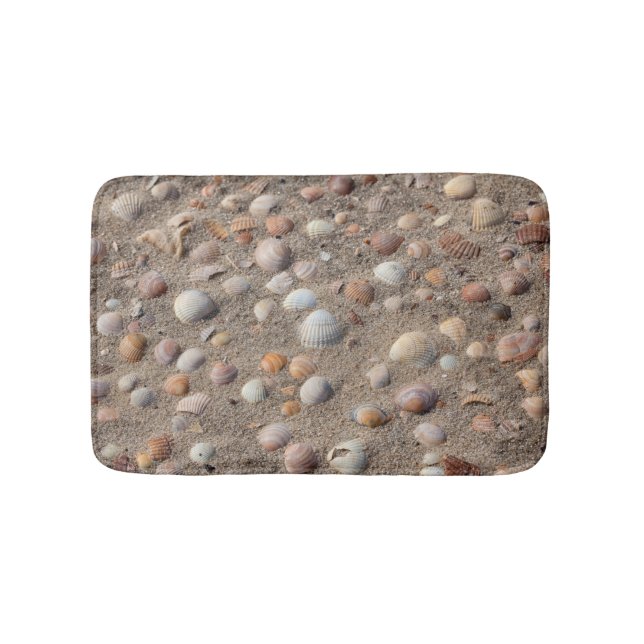 Tapis De Bain Coquillages marins sur la plage (Devant)