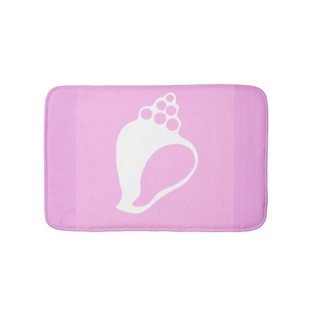 Tapis De Bain Coquille rose (Devant)