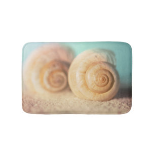 Tapis De Bain Coquilles de Nautilus sur la plage