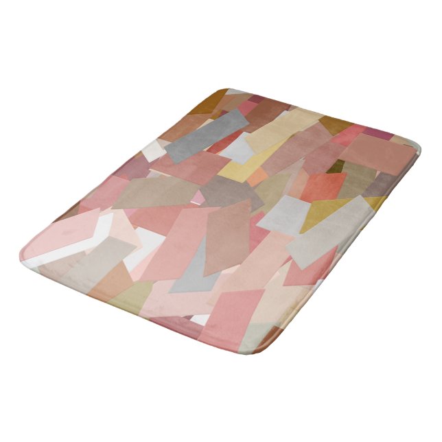 Tapis De Bain Corail Blocks (Angle)