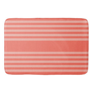 Tapis De Bain Corail vivant cinq bandes motif