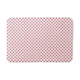 Tapis De Bain Coral rose Pois par Shirley Taylor