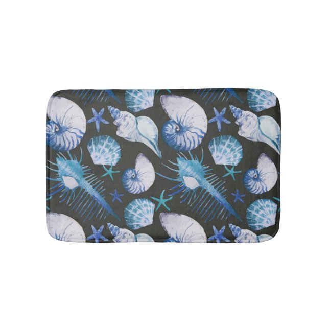 Tapis De Bain Coraux avec Motif de coquillages (Devant)