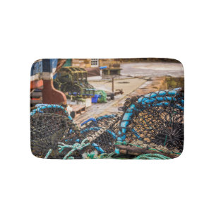 Tapis De Bain Cordes et pots de homard   Pittenweem, Ecosse