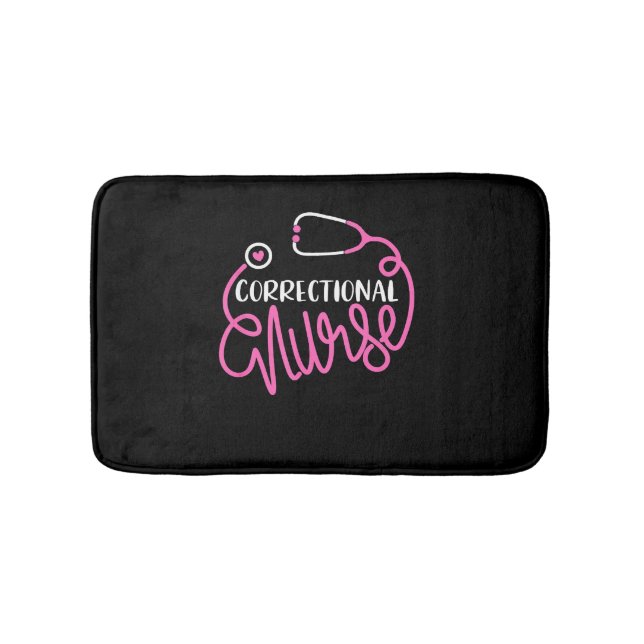 Tapis De Bain Correctional Nurse Funny Forensic Nursing (Devant)