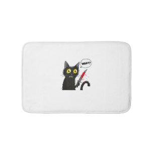 Tapis De Bain Costume d'Halloween Chat Noir Quel Amoureux des ch
