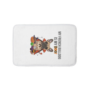 Tapis De Bain Costume d'Halloween pour Bouledogue Français Mon